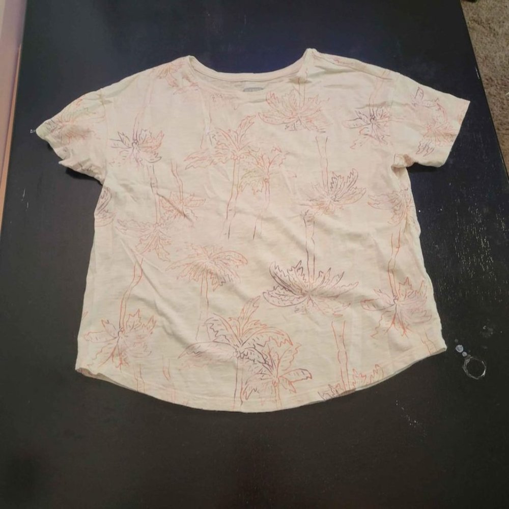 Clothes Women Shirt Old Navy Size Small palm tree